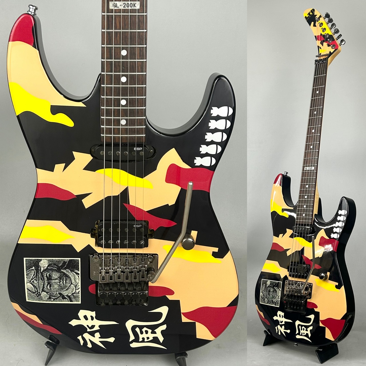 LTD GL-200K 【ジョージ・リンチ Model KAMIKAZE-I】 LTD GL-200K Kamikaze Graphic George Lynch 2012年製（中古/送料無料