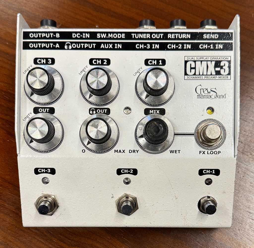 Crews Maniac Sound CMX-3 FOOT MIXER 楽器・機材
