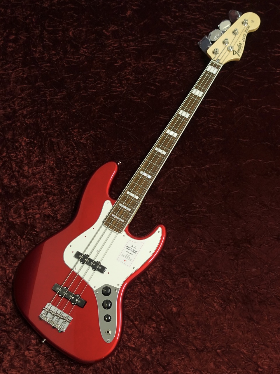 Fender Traditional II 70s Jazz Bass Candy Apple Red #JD25024446