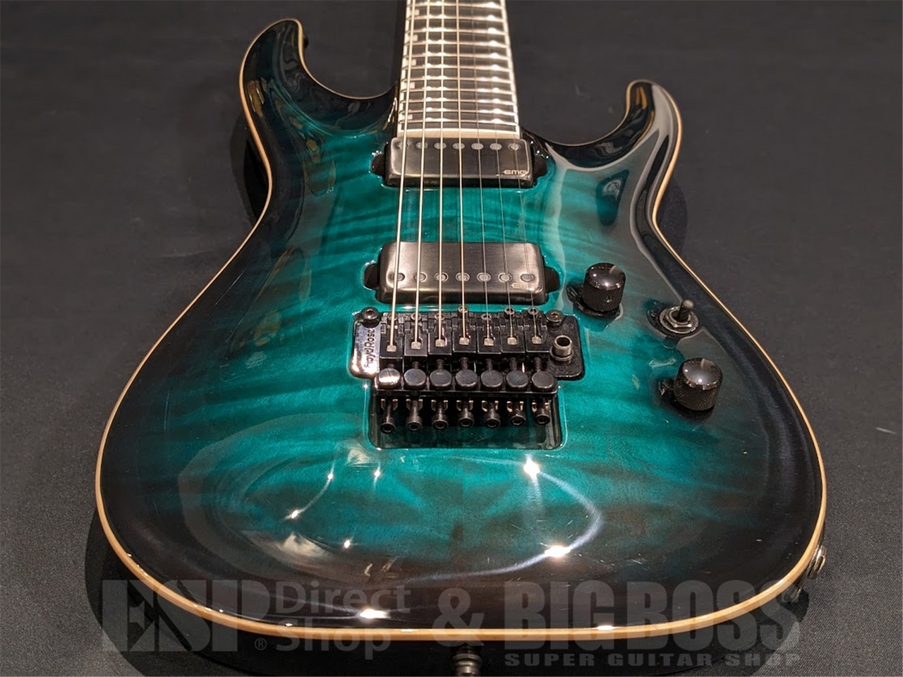 E-II HORIZON FR-7 QM / Black Turquoise Burst （新品/送料無料