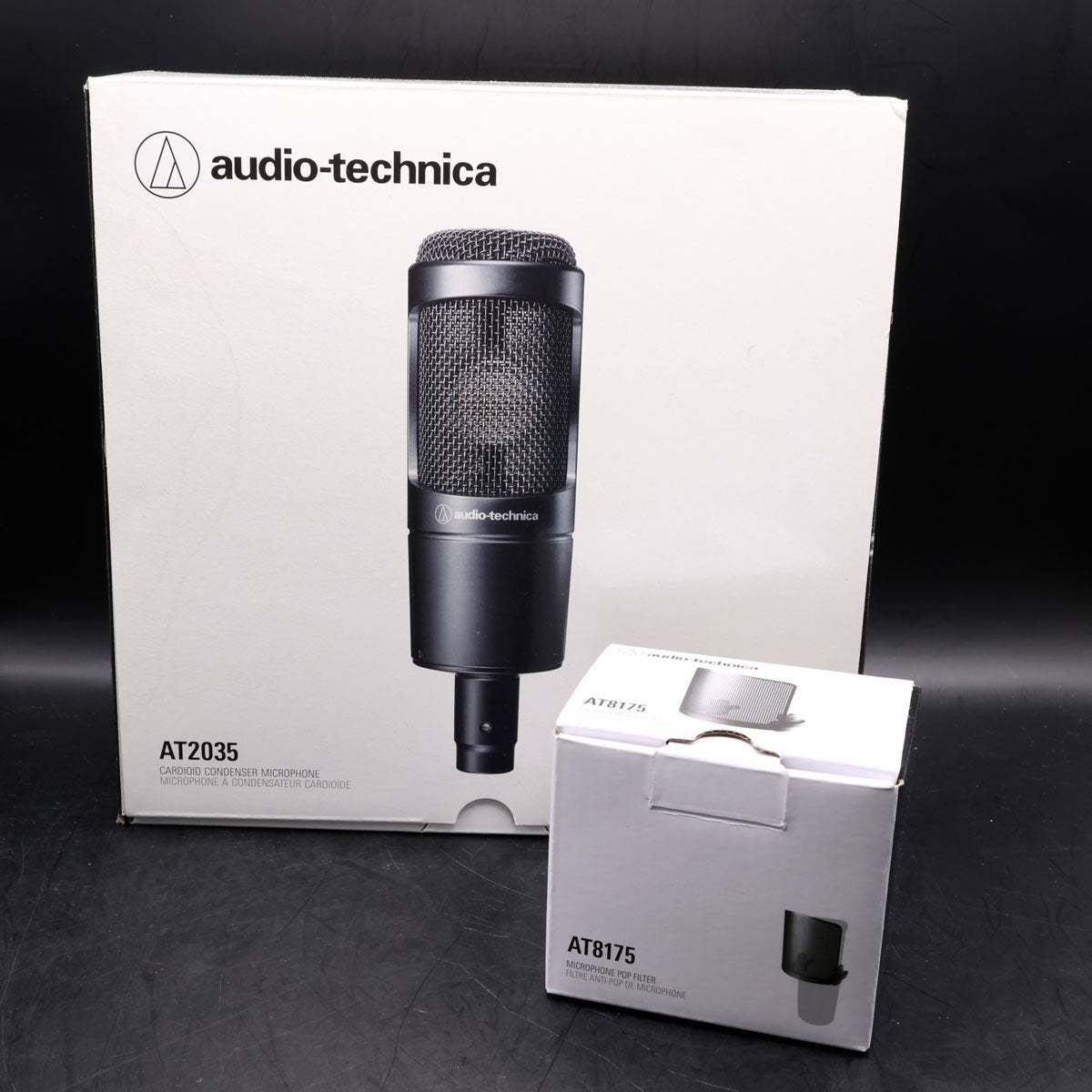 audio-technica AT2035 with AT8175 コンデンサーマイク 【福岡店