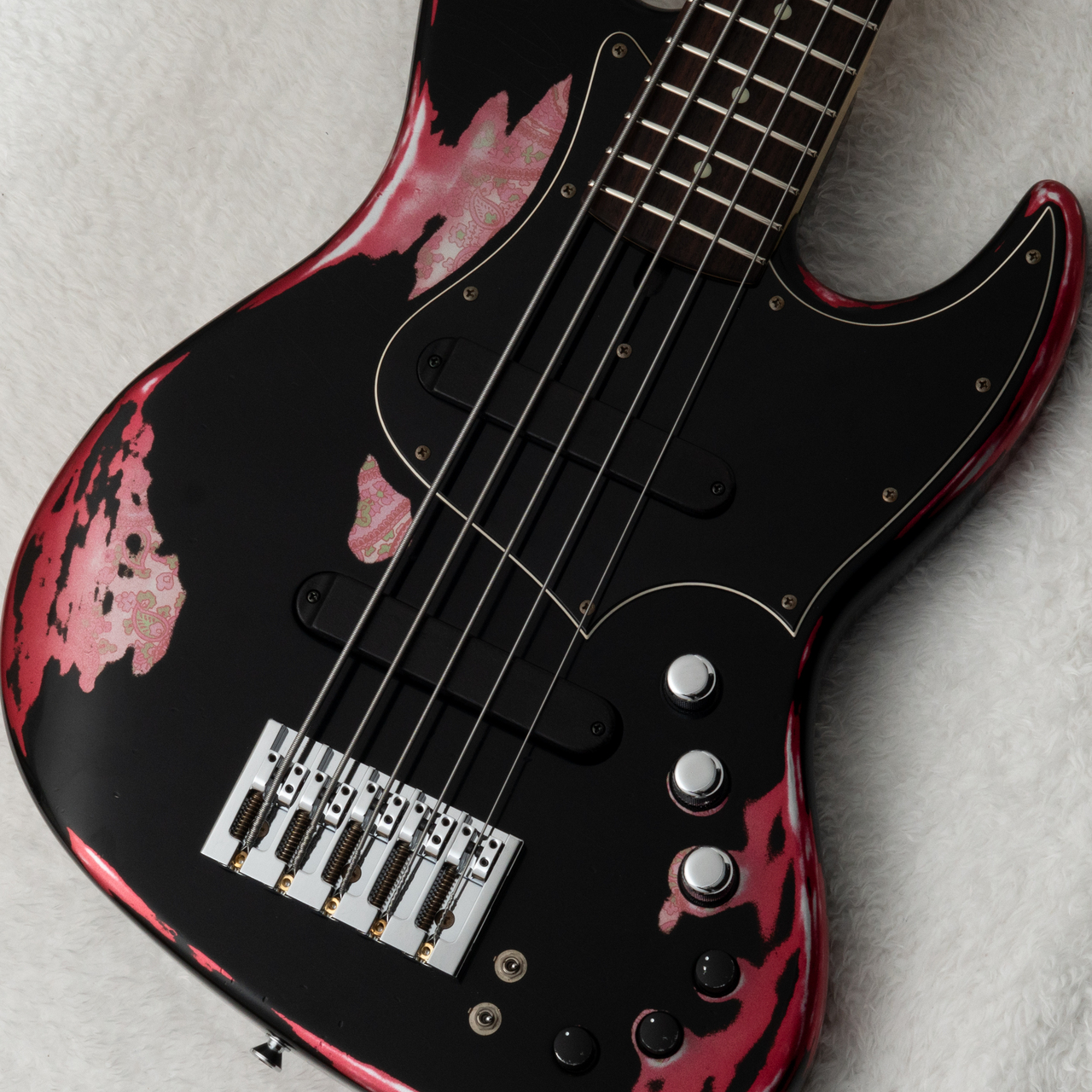 Xotic XJ-1T 5st Heavy Aged ~Black over Pink Paisley~ #3627 [4.56kg