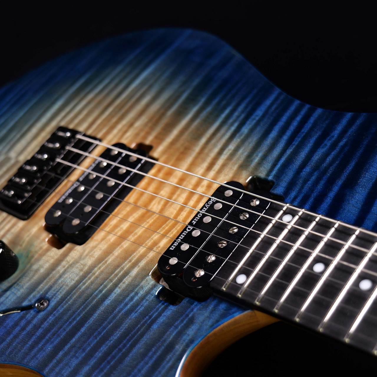 MAYONES REGIUS 6 Trans Natural Fade Blue Burst Out エレキ