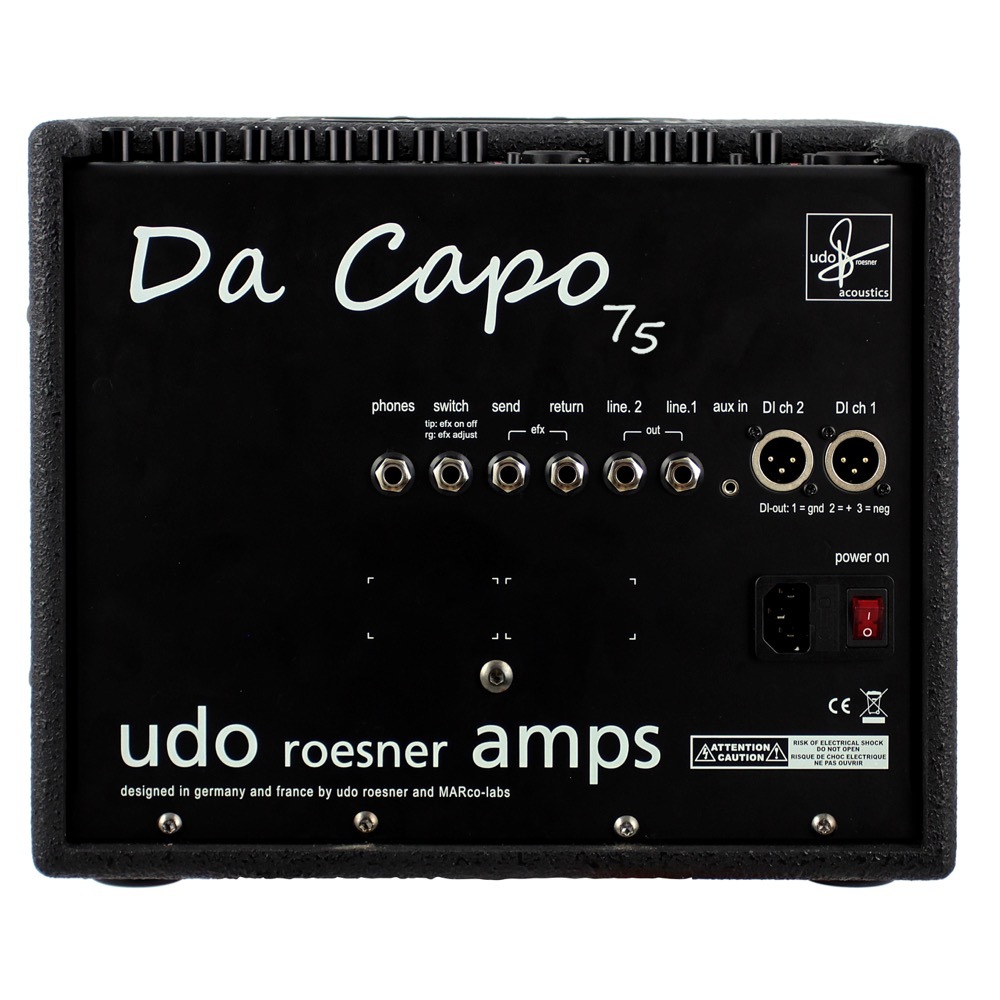 Udo Roesner Amps Da Capo 75 アコースティックアンプ コンボ 75W出力