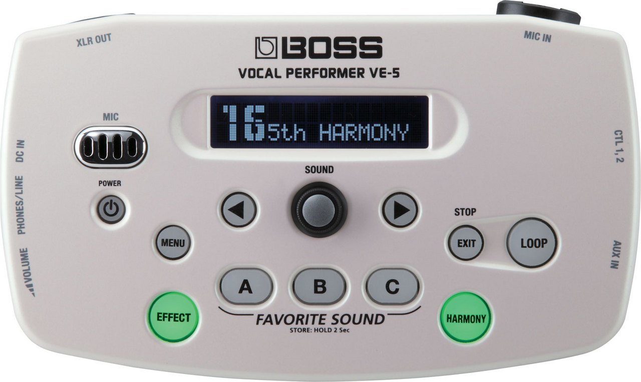 BOSS VE-5 Vocal Performer / WH【即納可能 !! 】【未展示品】