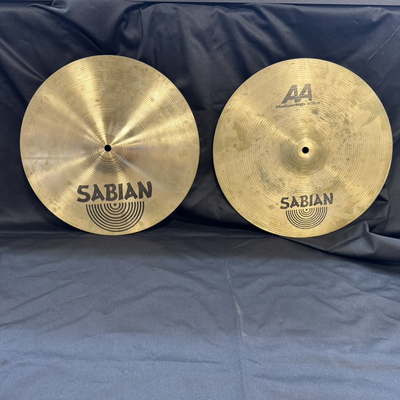 SABIAN AA Medium Hats Top/Regular Hats Bottom 14【USED/中古