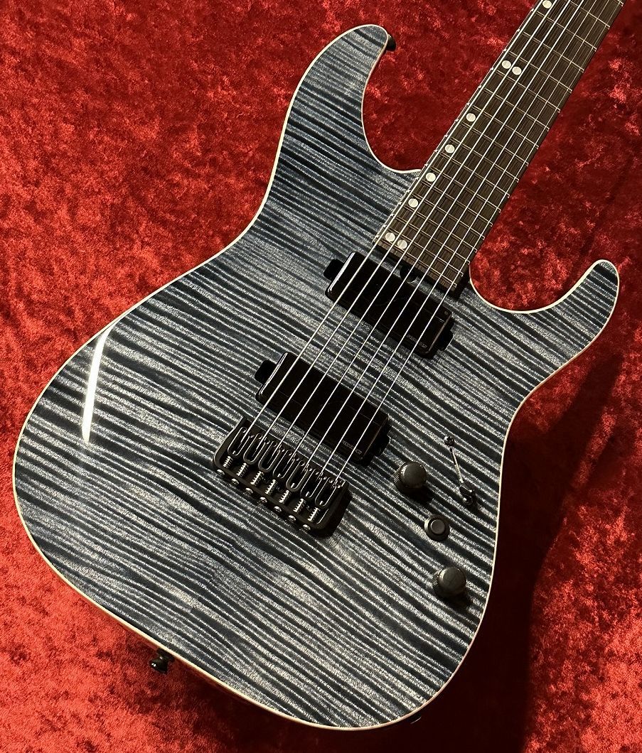 T's Guitars DST-24 7st Custom -Transparent Black- ≒3.322Kg【7弦