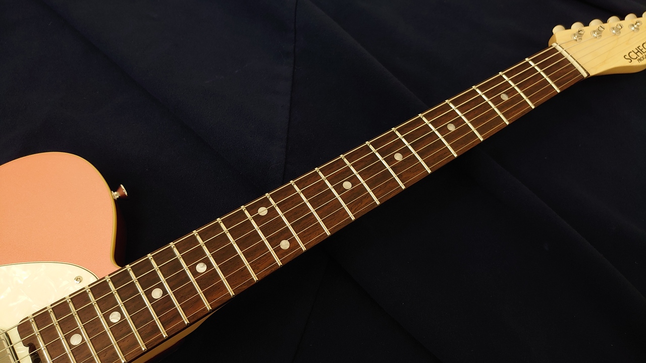 SCHECTER PS-PT-N/RPM/R バインディング Rose Pink Metallic