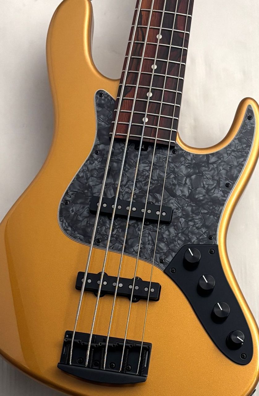 Kikuchi Guitars Custom 5st J Bass -Gold-【NEW】（新品/送料無料