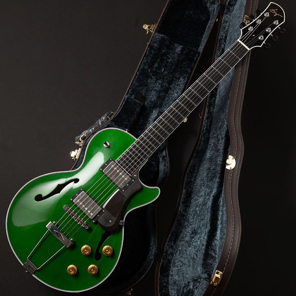 Bizen Works Grain Arched Spruce Trans Green #1018（新品）【楽器