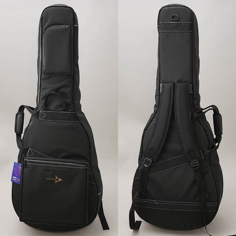 NAZCA IKEBE ORDER Protect Case for Acoustic Guitar [000用/ブラック w/ホワイトステッチ]  ナスカ（新品）【楽器検索デジマート】