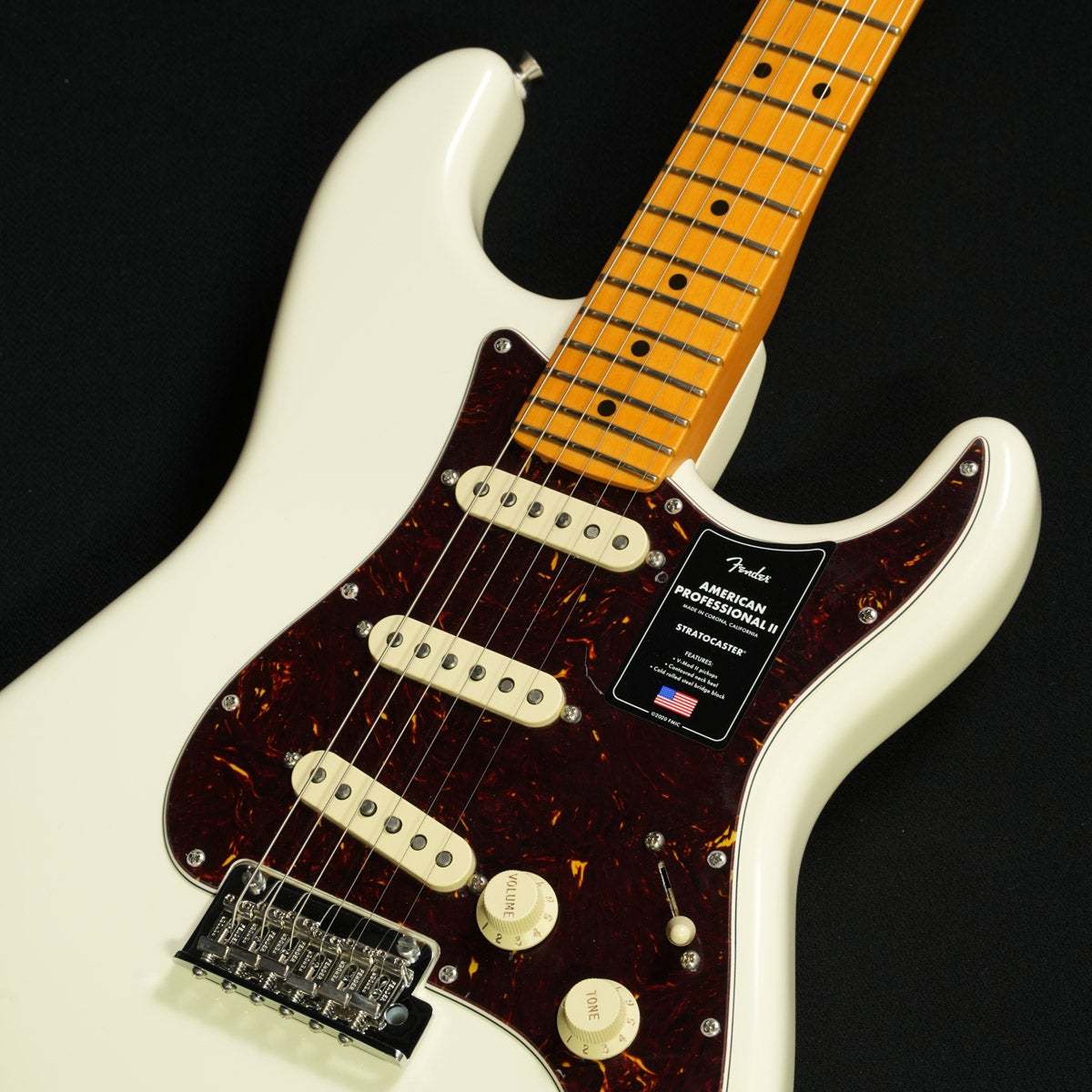 Fender American Professional II Stratocaster Maple Olympic White