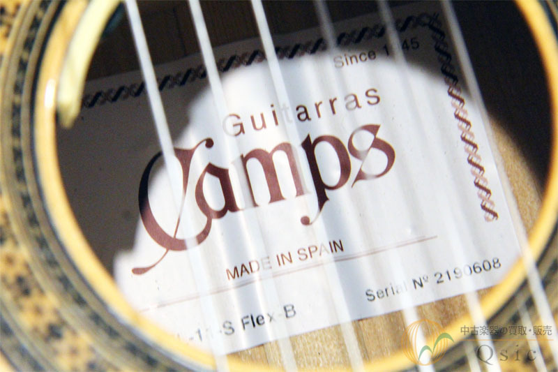[美品] Camps FL-11-S Flex B スペイン製のエレクトリックフラメンコギター　ピックアップがL.R.BAGGSに交換されています [QK575]