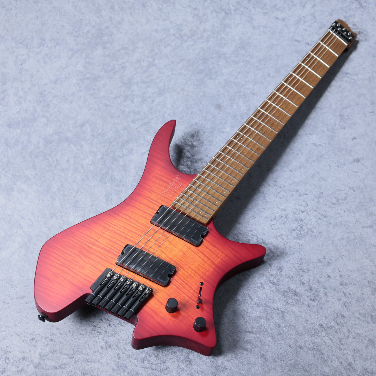 strandberg Boden Original N2.7 「Sunset Coral Burst Satin」7弦