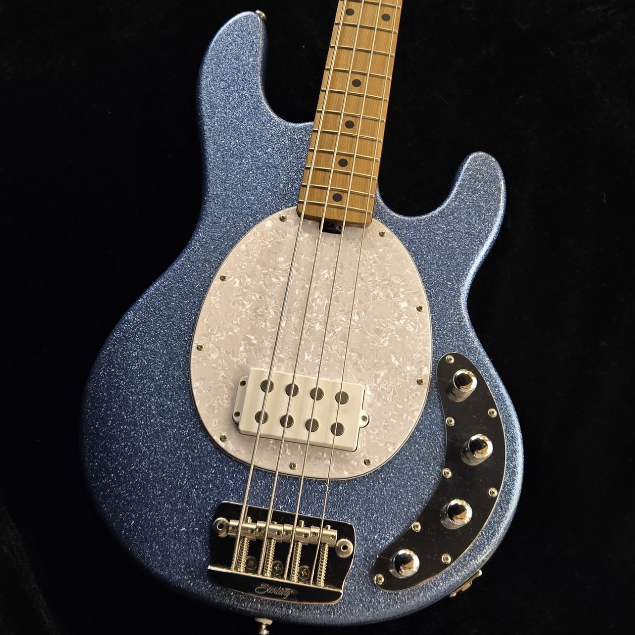 Sterling by MUSIC MAN RAY34-BSK-M2 - Blue Sparkle【現物画像