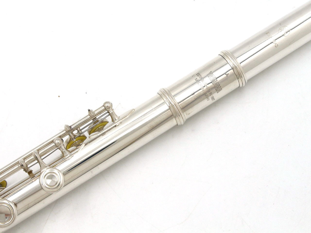 YAMAHA YFL-311II 頭部管銀製 フルート 全タンポ交換済み【横浜店