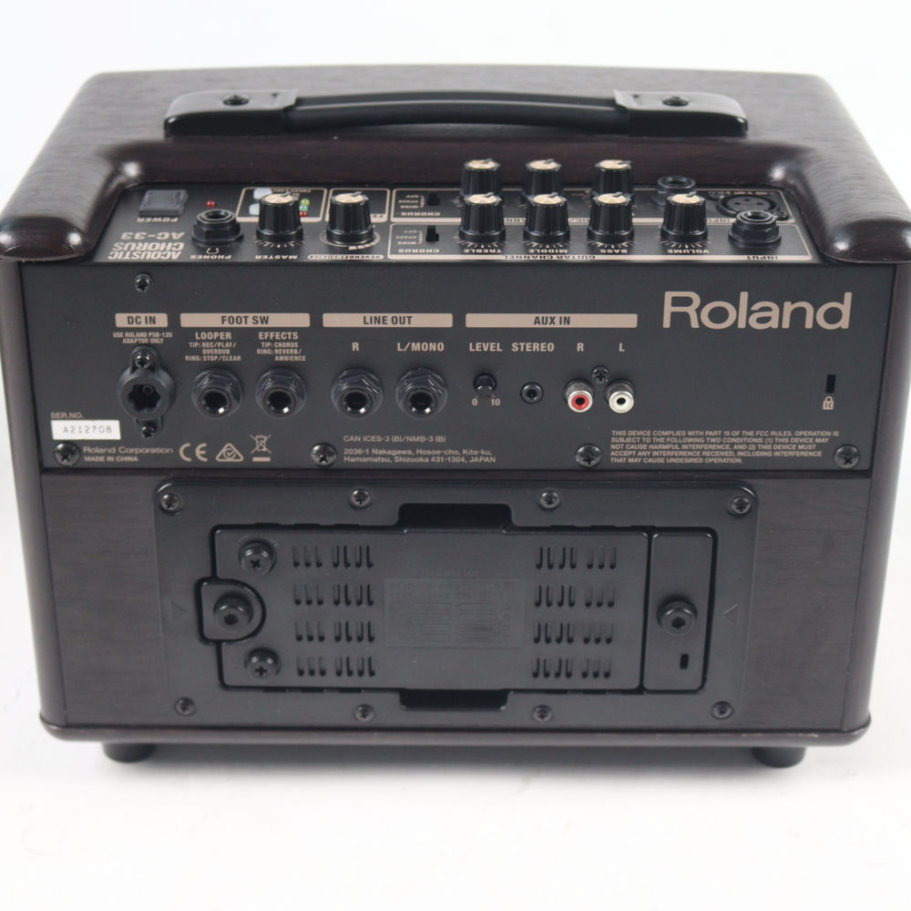 ローランド（Roland　AC-33-RW）アンプ Roland 【中古】 アコギアンプ ローランド ROLAND AC-33-RW
