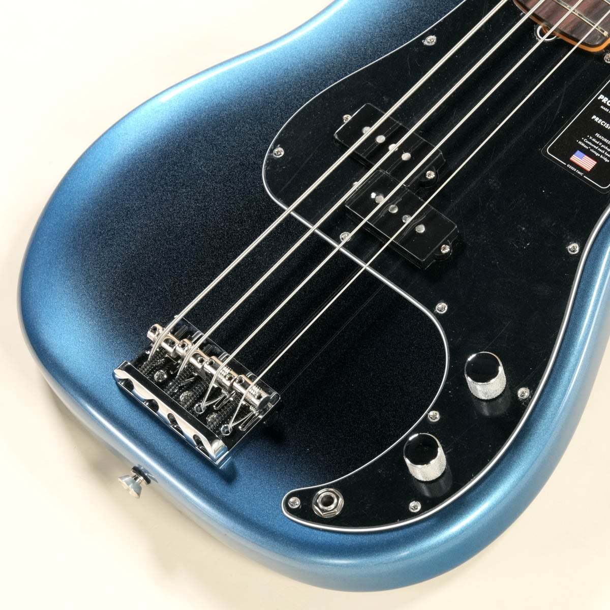 Fender American Deluxe ベース ネックプレート 5点止め Fender