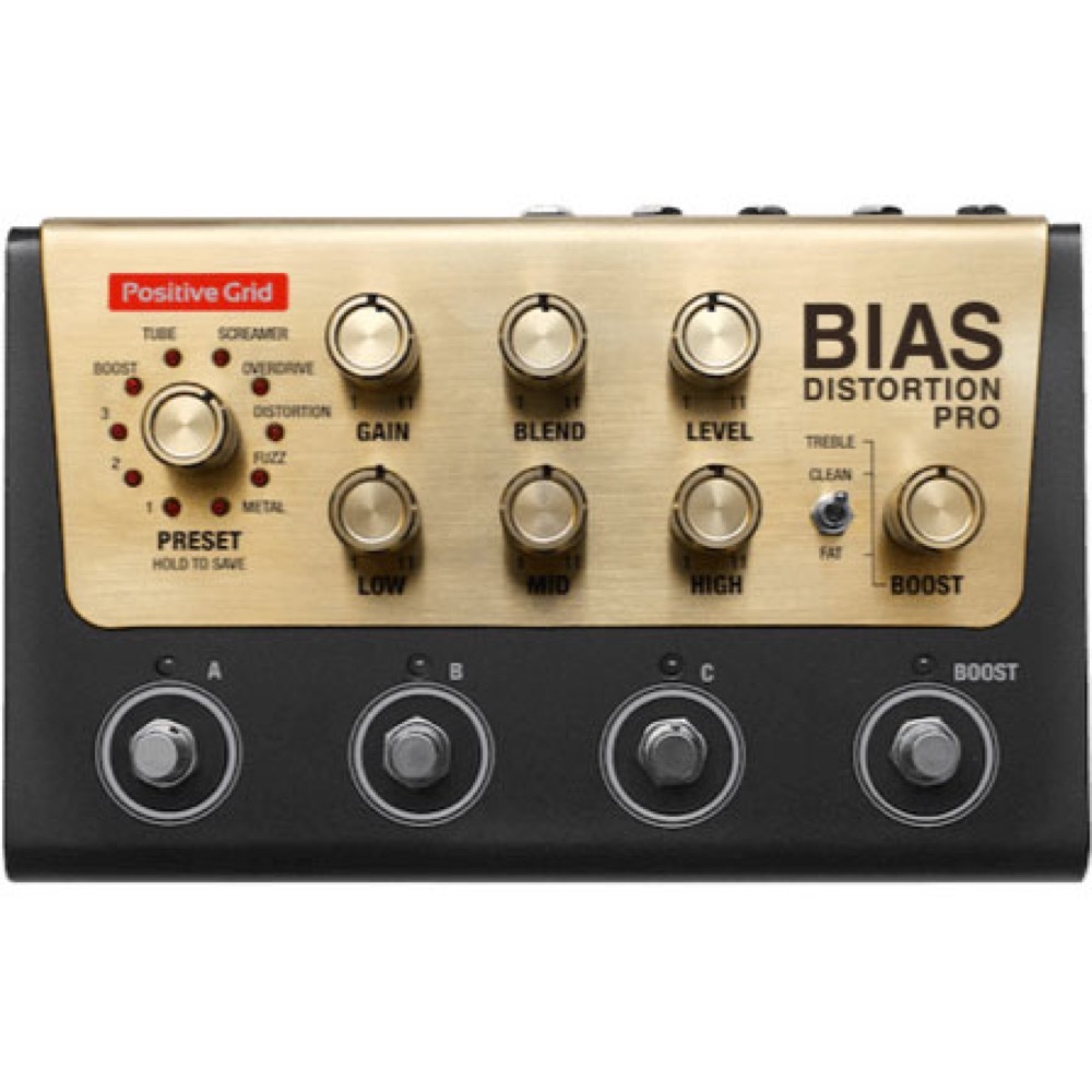 Positive Grid BIAS Distortion Tone Match Distortion Pedal 4 Button  ギターエフェクター（新品/送料無料）【楽器検索デジマート】
