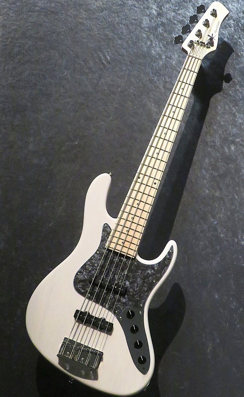 Kikuchi Guitars 【圧倒的な品格】Hermes Series MV5 -Trans White
