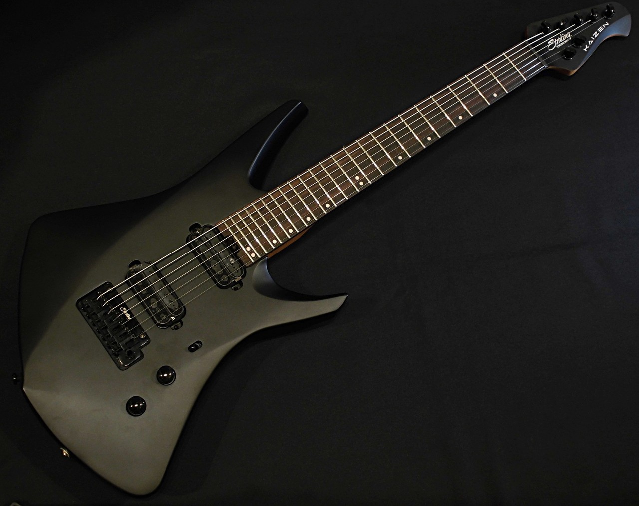 Sterling by MUSIC MAN KAIZEN7 / STEALTH BLACK【新商品 !! 】【7弦