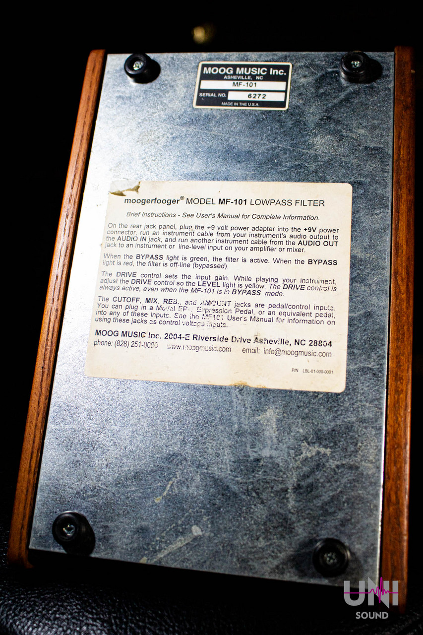 Moogerfooger MF-101 + EP-2 初期モデル 説明書付属 used】moog / MoogerFooger MF-101 LOWPASS FILTER【GIB横浜】 - Geek