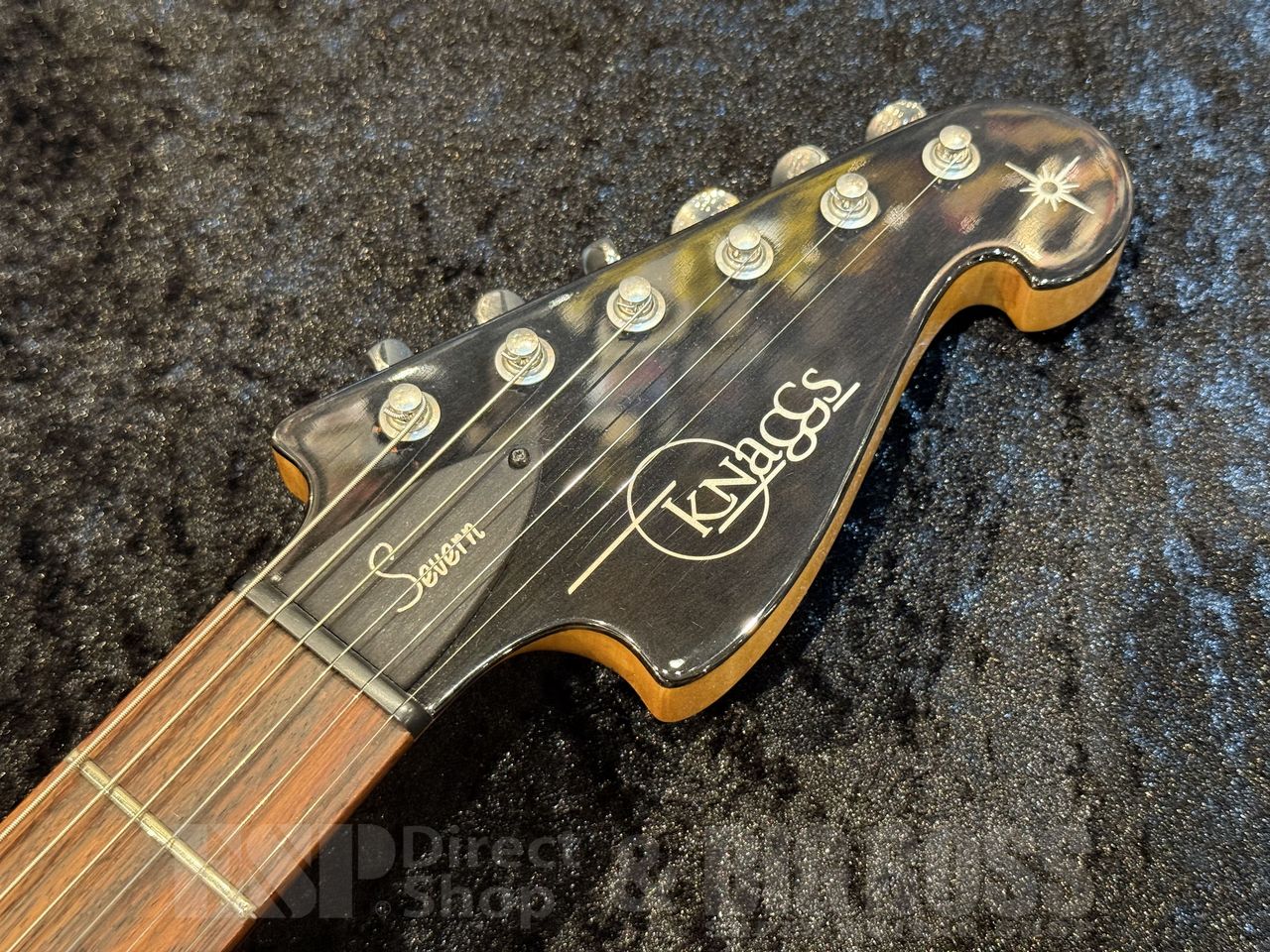 【最終値下げ】Knaggs Guitars Severn HSS Knaggs Guitars Severn Trem HSS #1515【Trquoise/xPurf】（新品特価