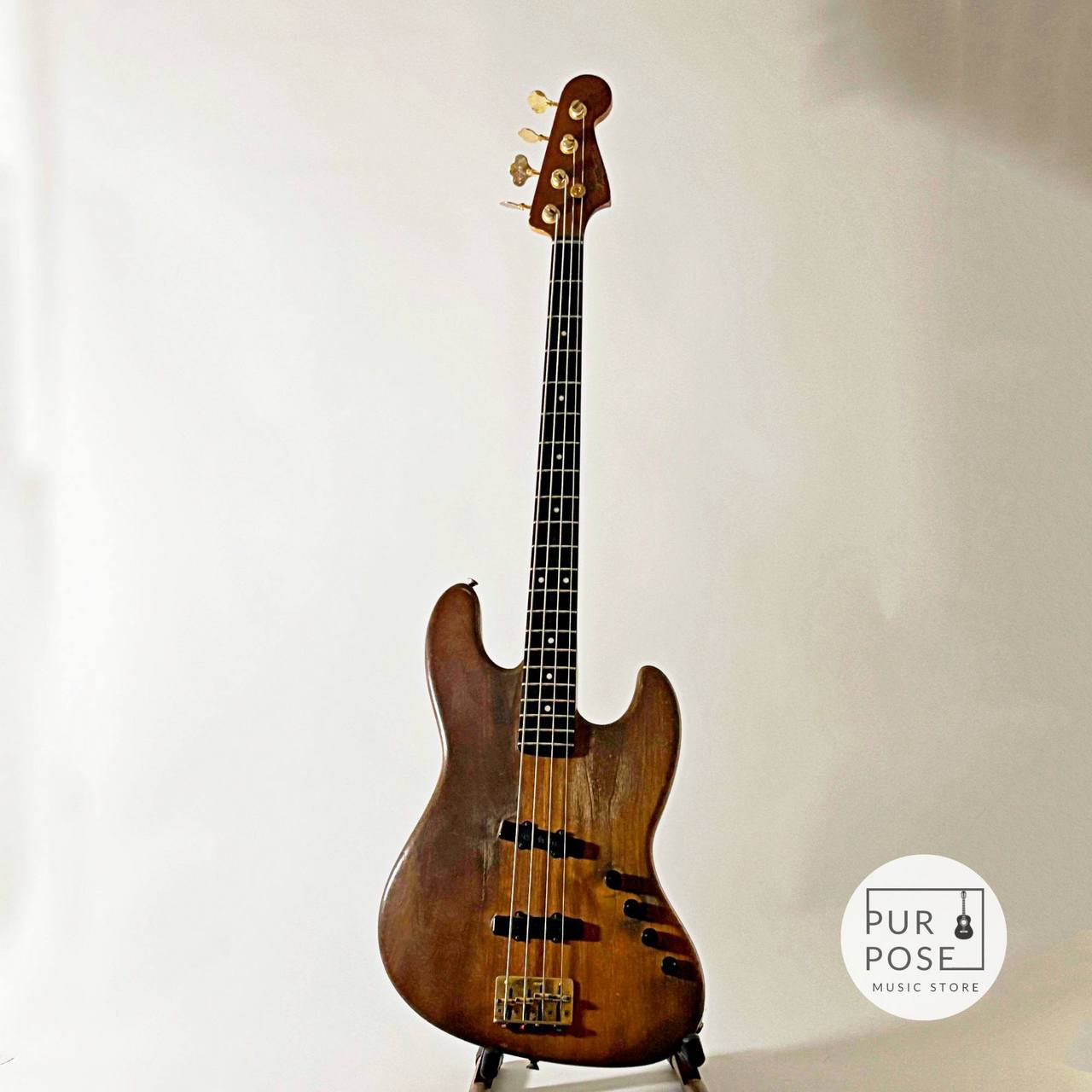 Moon JJ-4 Walnut Active Bass （中古/送料無料）【楽器検索