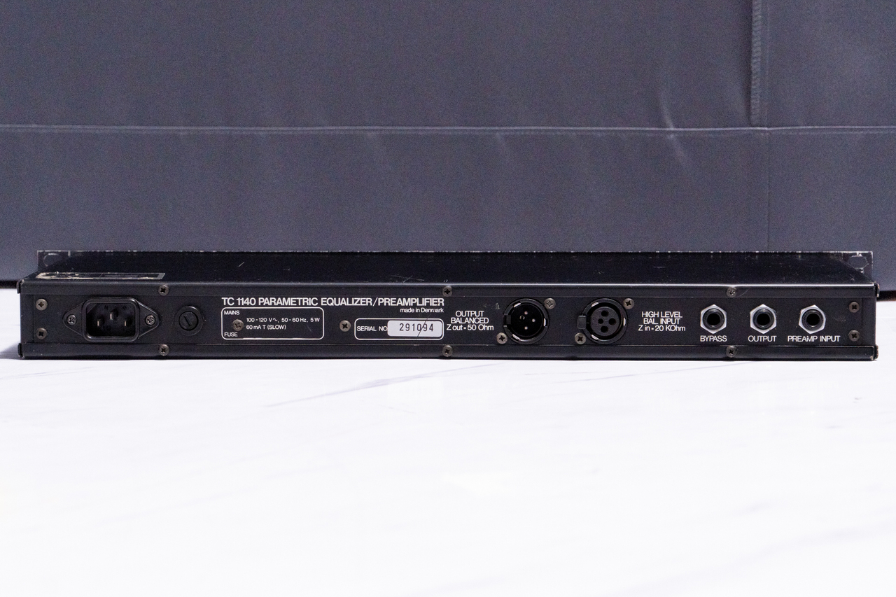 ギター TC 1140 Parametric Equalizer TC 1140 HS Parametric Equalizer / Preamplifier TC Electronic