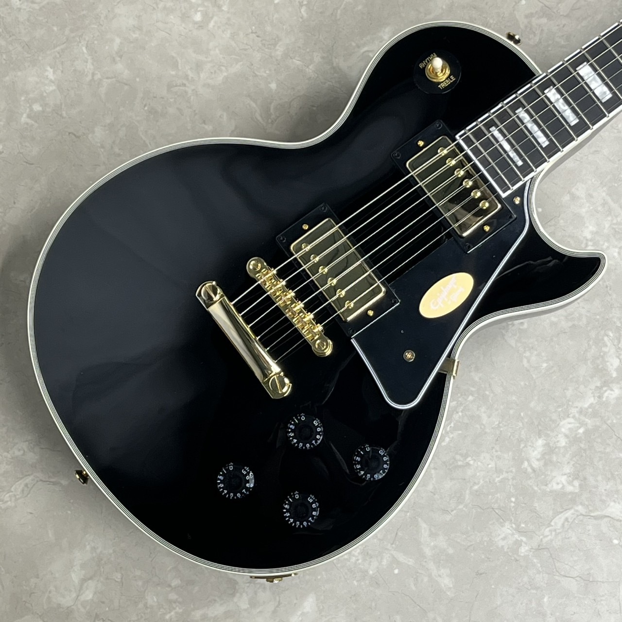 Epiphone LES PAULCUSTOM エピフォン　エレキギター 楽天市場】Epiphone エピフォン Les Paul Custom EB レスポール