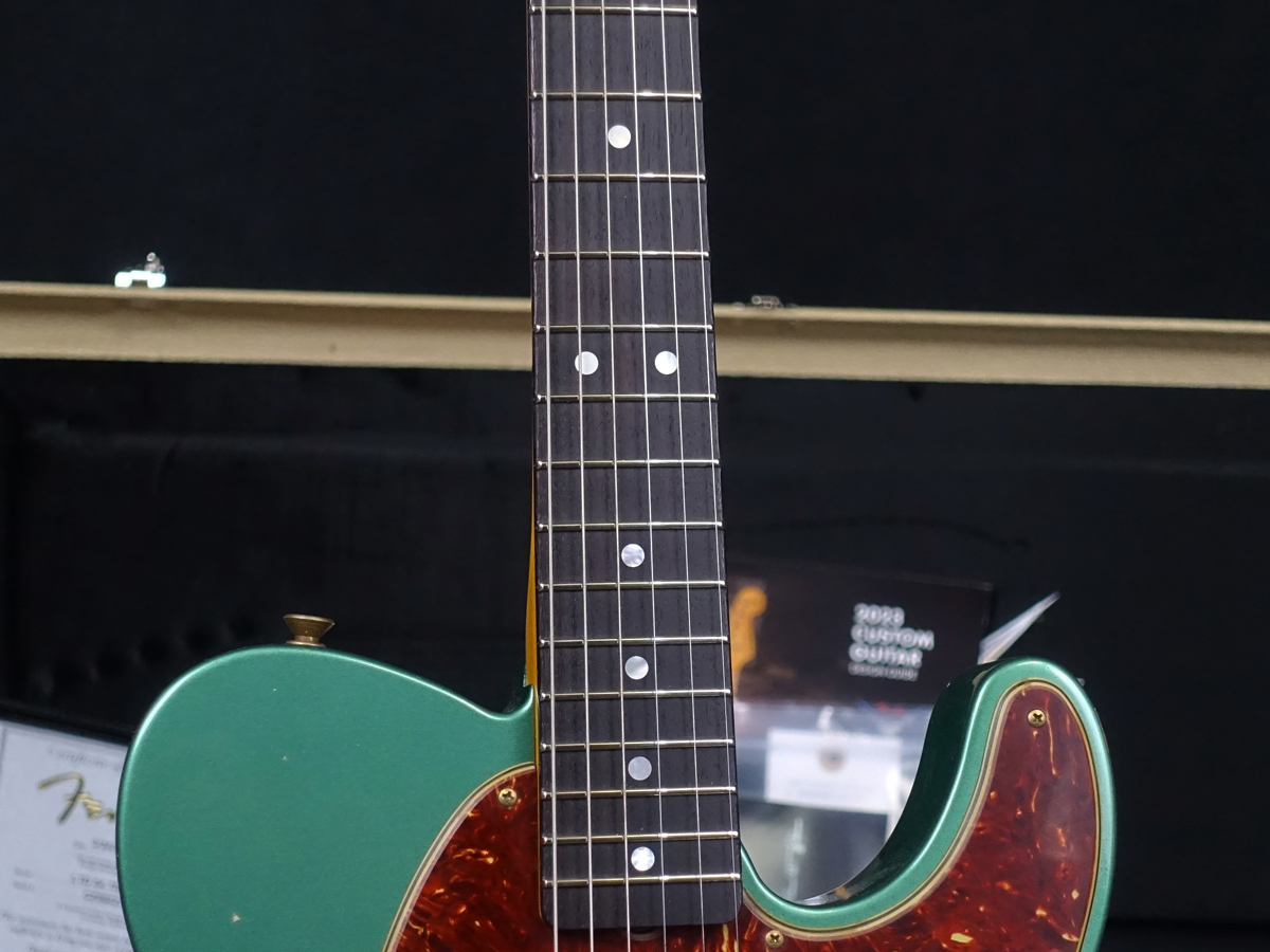 Fender Custom Shop Limited Edition 1964 Telecaster Relic Aged Sherwood  Green Metallic / Matching Head（新品）【楽器検索デジマート】