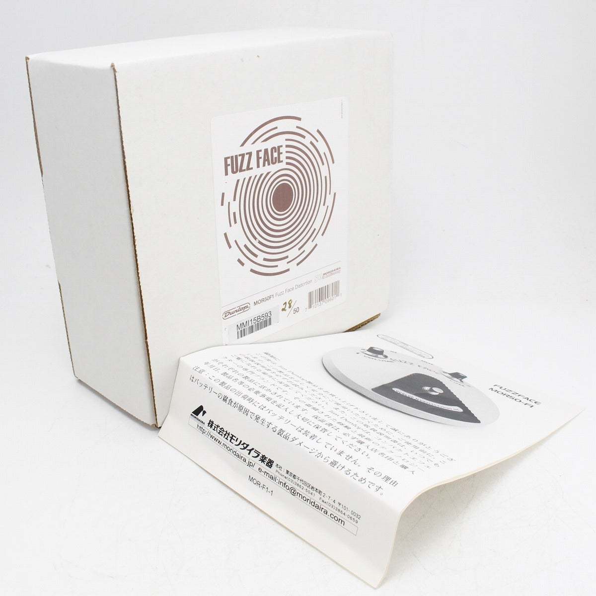 Fjord Fuzz MIME 初代 ホワイト 希少 元箱付 Jim Dunlop MOR50-F1 Fuzz Face Japan Limited 【御茶ノ水本店】（中古