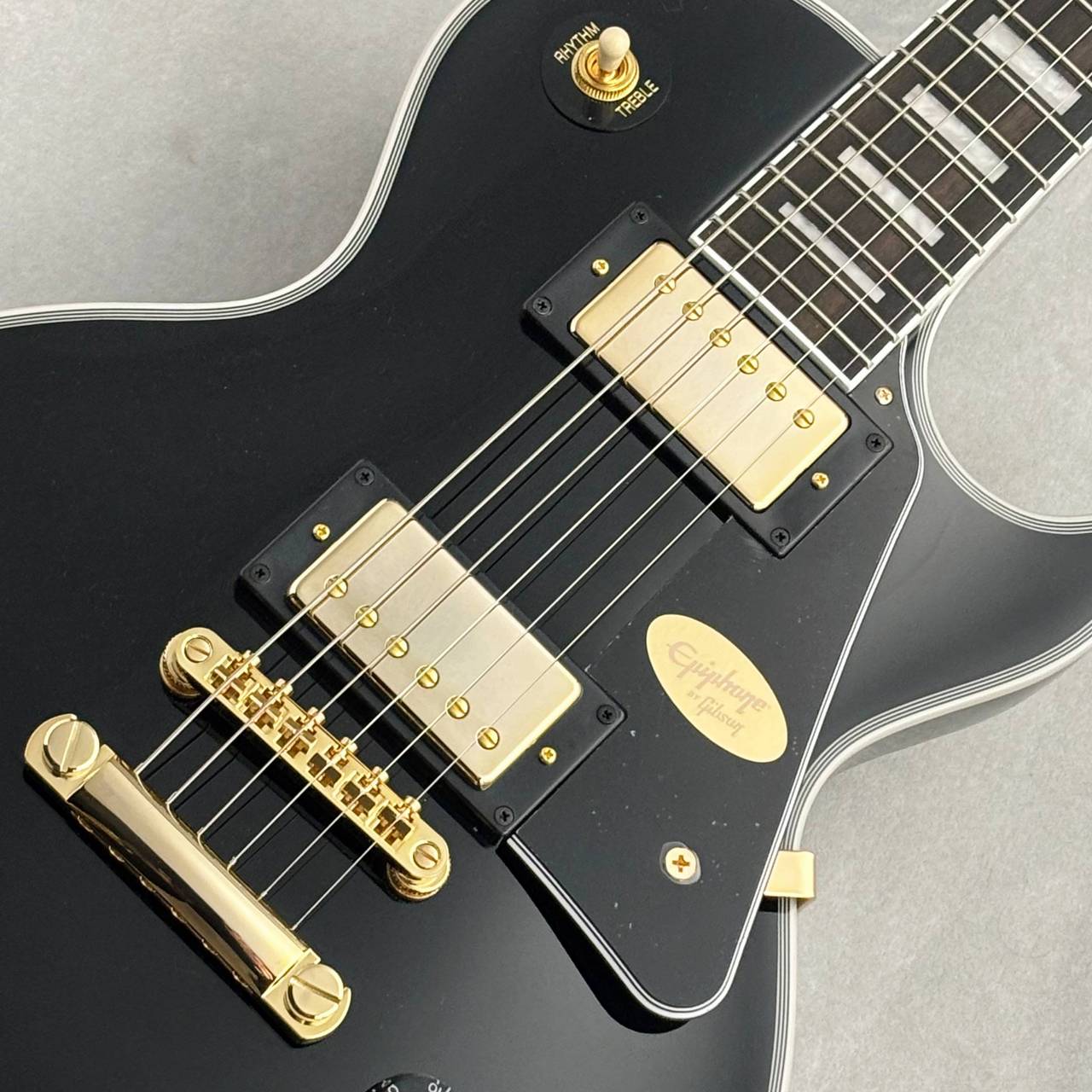 Epiphone Les Paul Custom -Ebony- #24111529347 ≒3.94kg【大人気