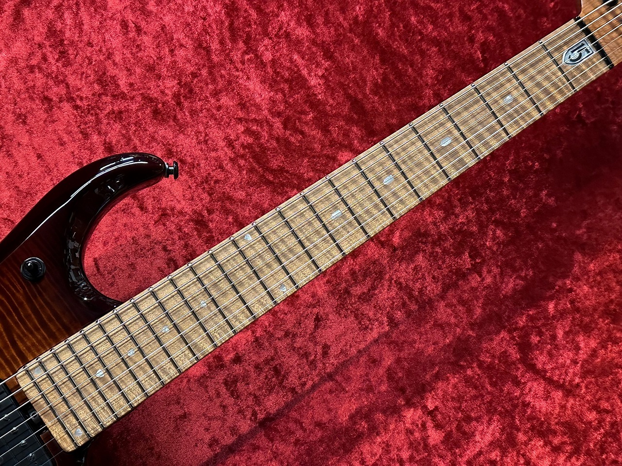 MUSIC MAN JP15-7 AMBER WAVED FLAME ≒3.493Kg 【7弦】（新品/送料