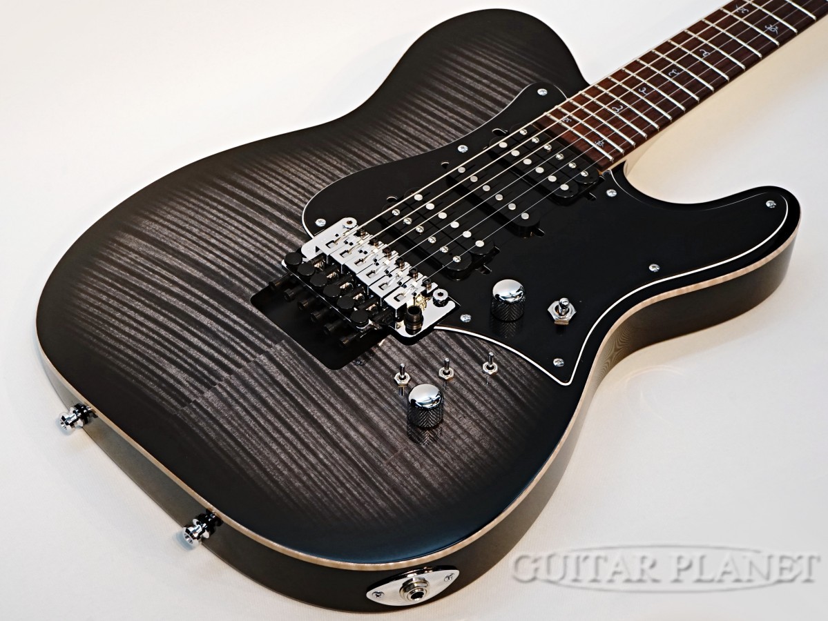 G-Life Guitars Cross Edge FMT/Ash -Black Morion Burst