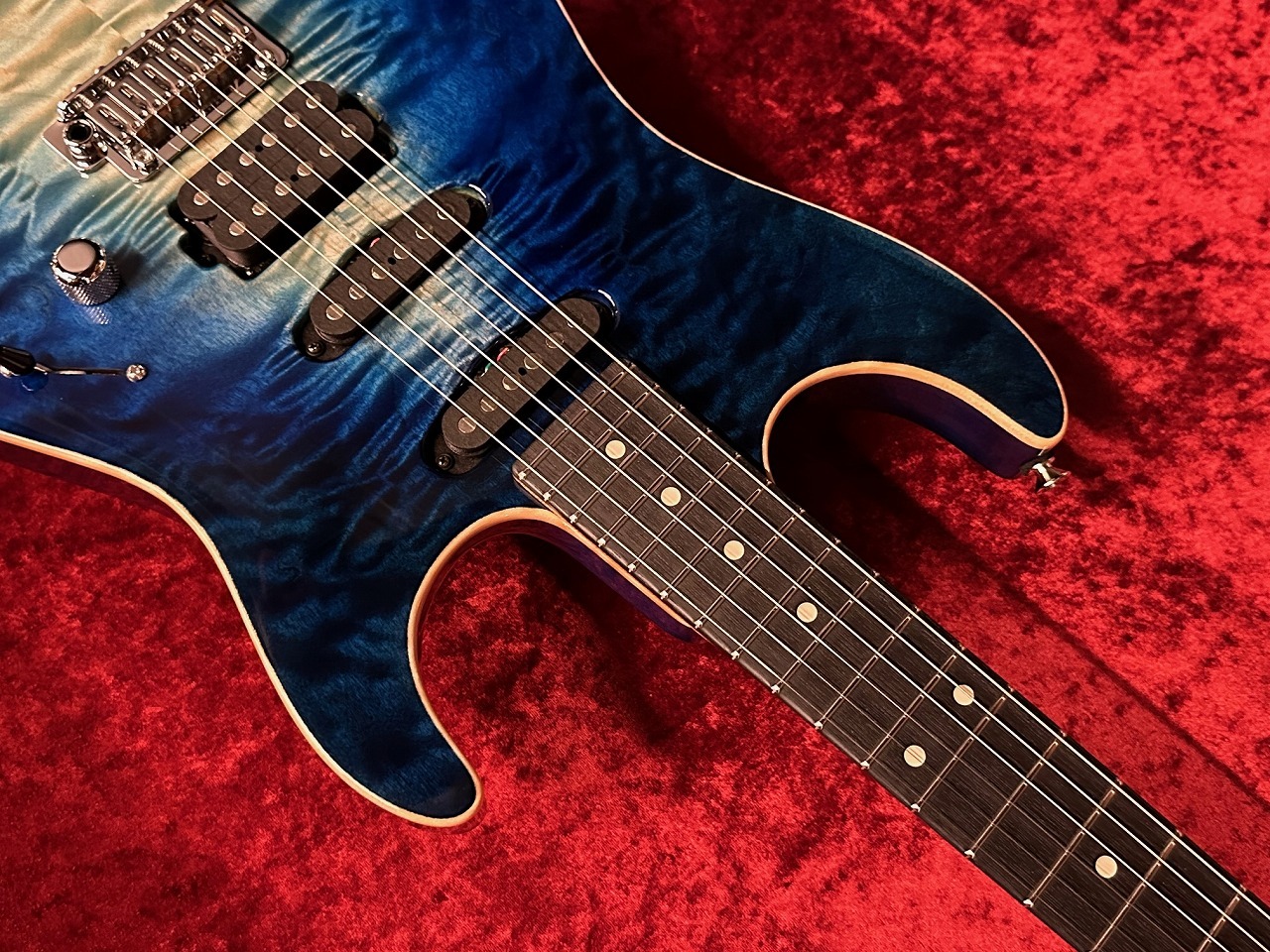 TOM ANDERSON Drop Top -Blue Wake Surf with Binding- ≒3.151