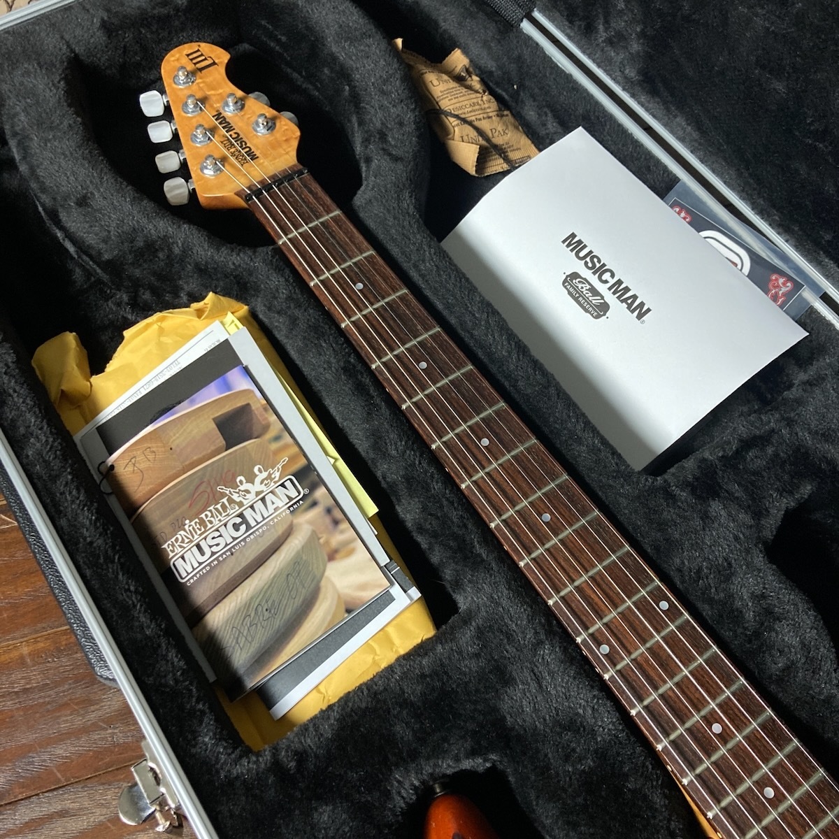 MUSIC MAN BFR Luke 3 / LIII HSS Quilt Top / Hazel Burst（中古