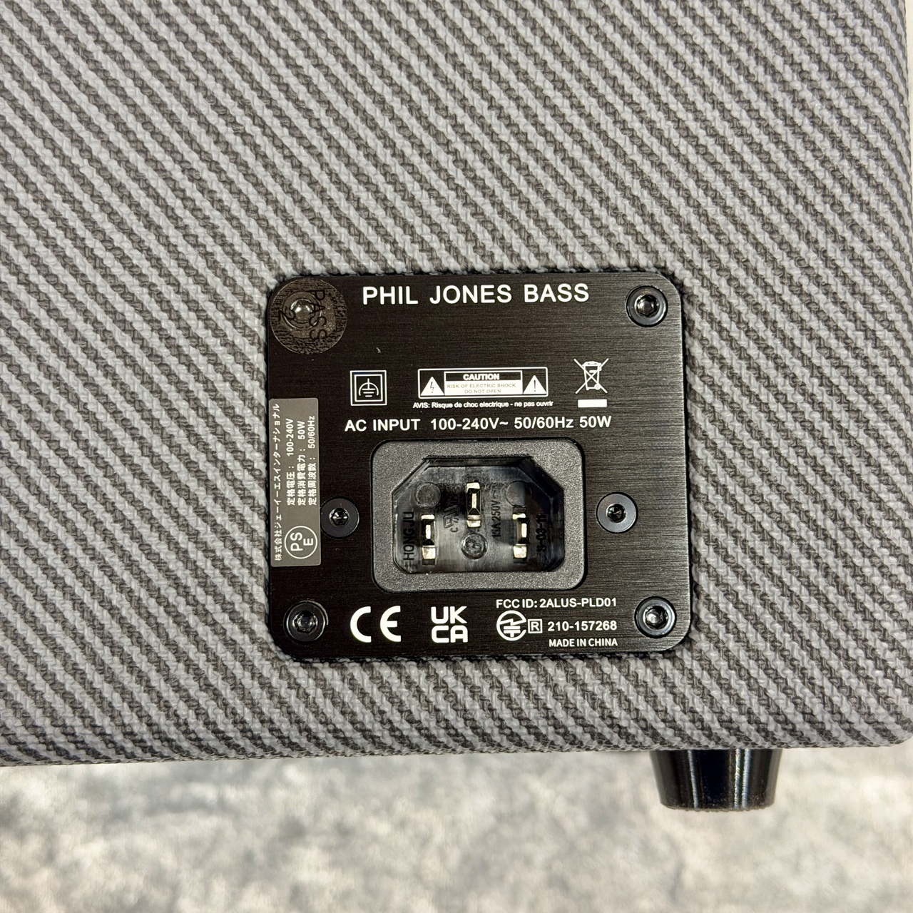 Phil Jones Bass NANOBASS X4 ~Black Tweed~ [Micro Bass Amp]【2025冬