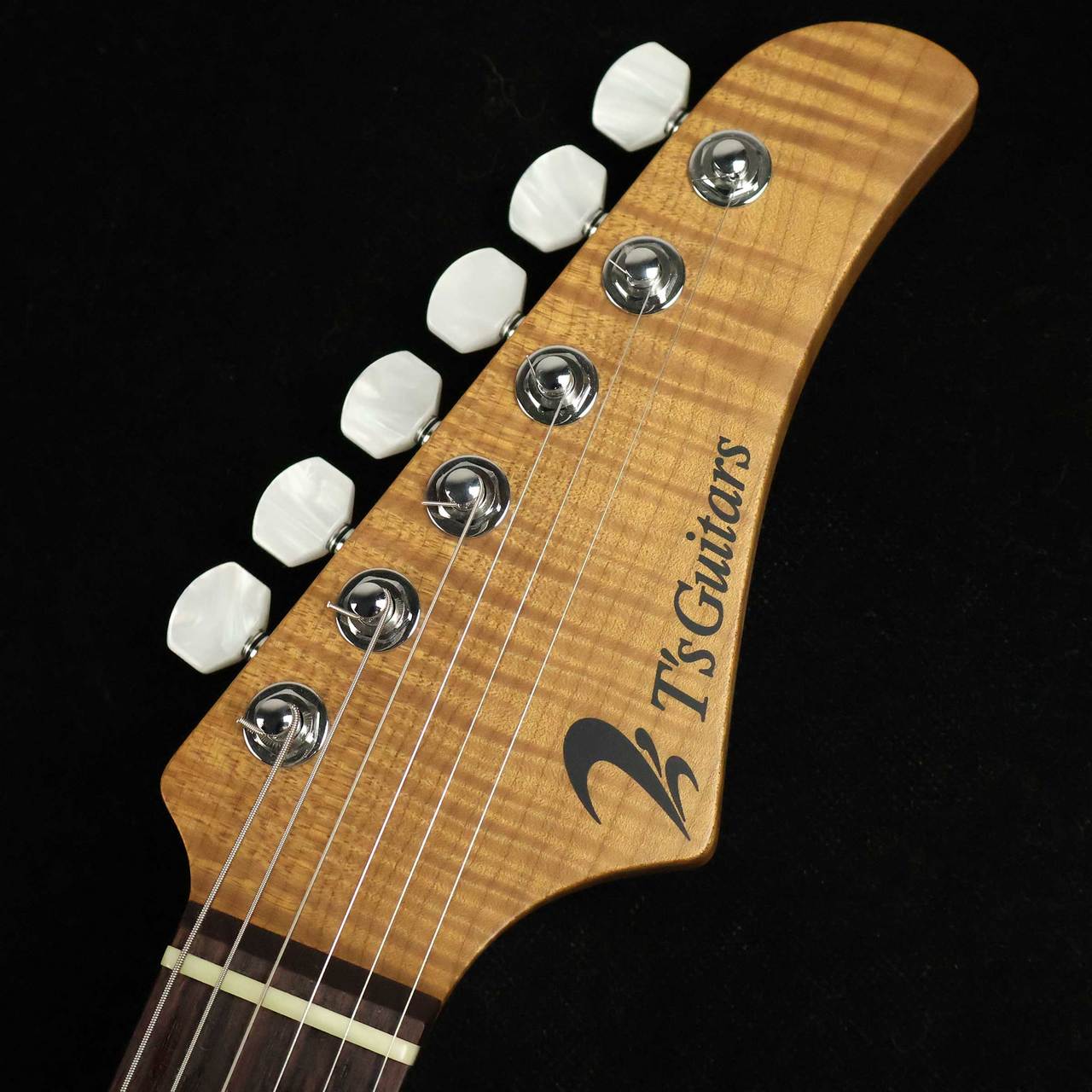 t's guitars フレイムメイプルネック T's Guitars DST-Classic22 Roasted Flame Maple Neck S/N：033091【未