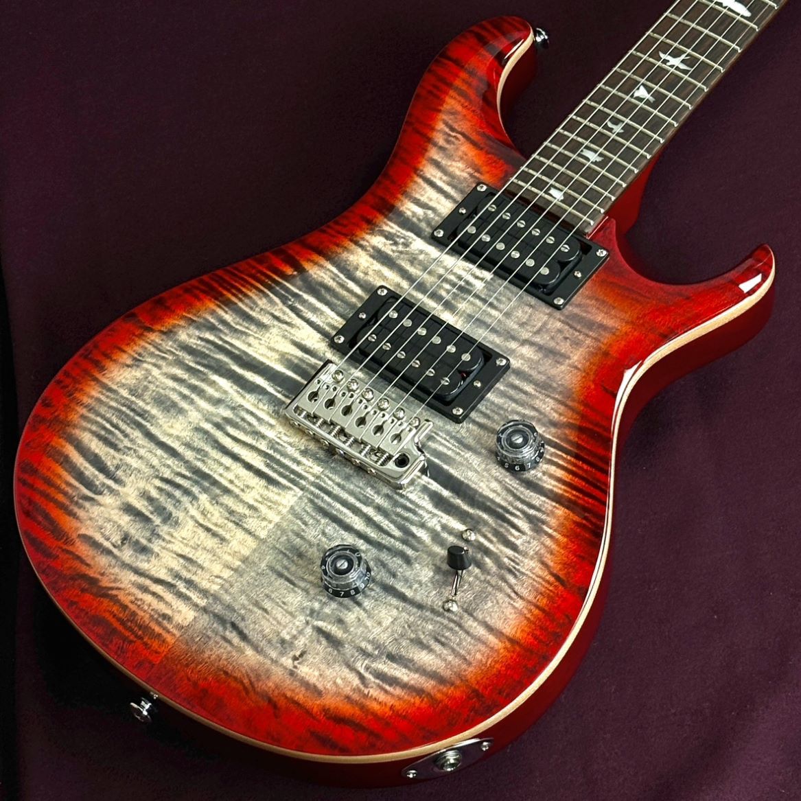 Paul Reed Smith(PRS) SE CUSTOM 24 Charcoal Cherry Burst（中古/送料