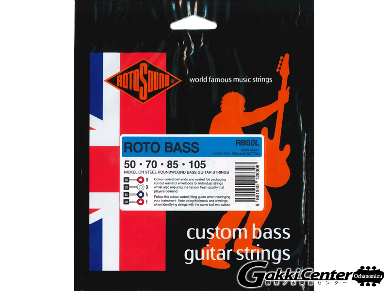 ROTOSOUND Roto Bass Custom Gauge Nickel Roundwound, RB50L (.50-.105)