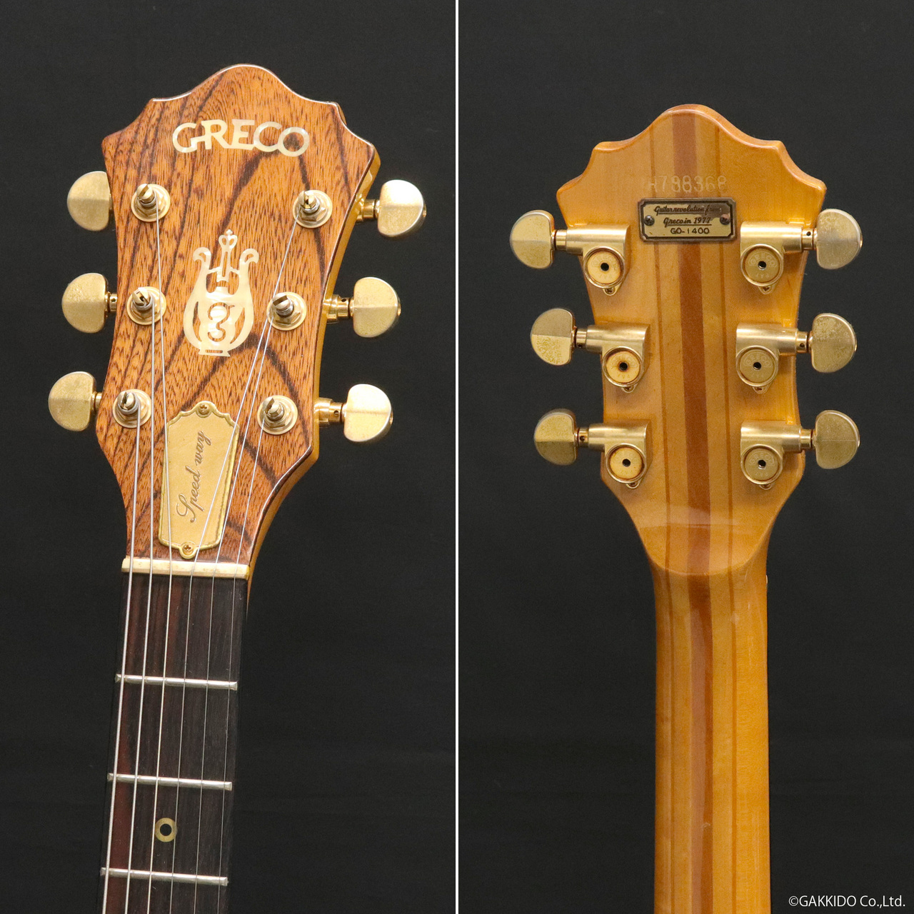 Greco GO-1400 DS [Dark Stain] w/T.S.Vibrato Mod.（ビンテージ/送料