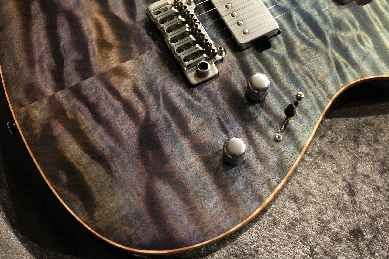 Sugi Custom Order DS496C 5A Quilt Maple/HM/Ash Sapphire #S240131