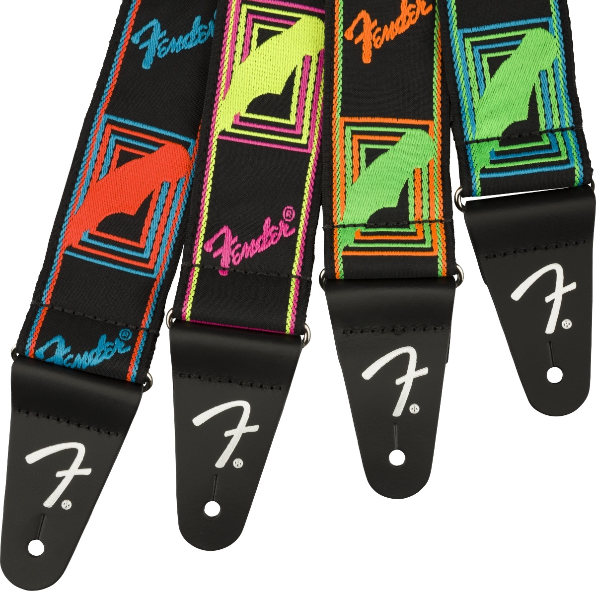 Fender ストラップ モノグラム ギター ベース フェンダー - 器材