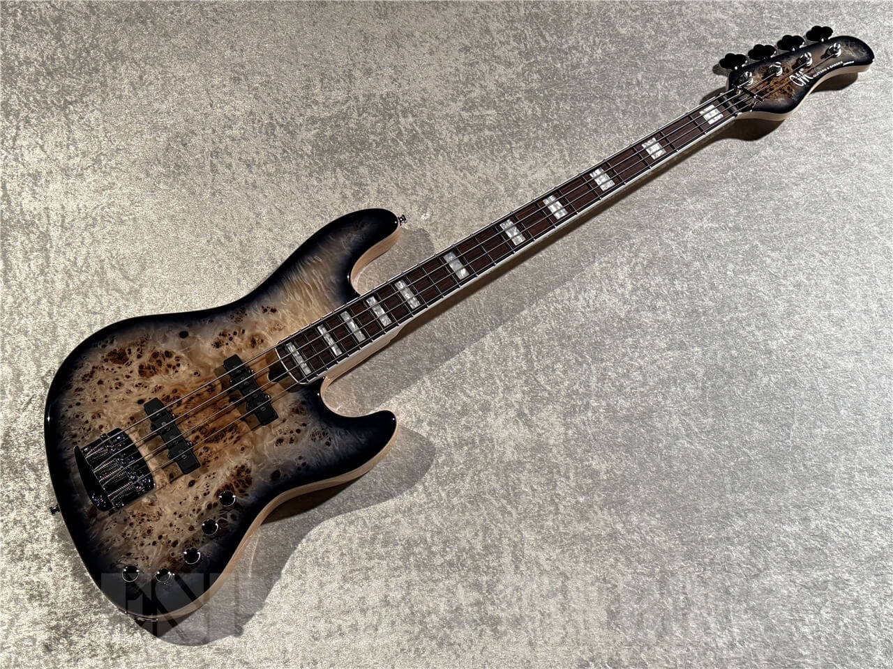 MAYONES Jabba Custom EP4 (Trans Natural Black Burst Gloss)（新品