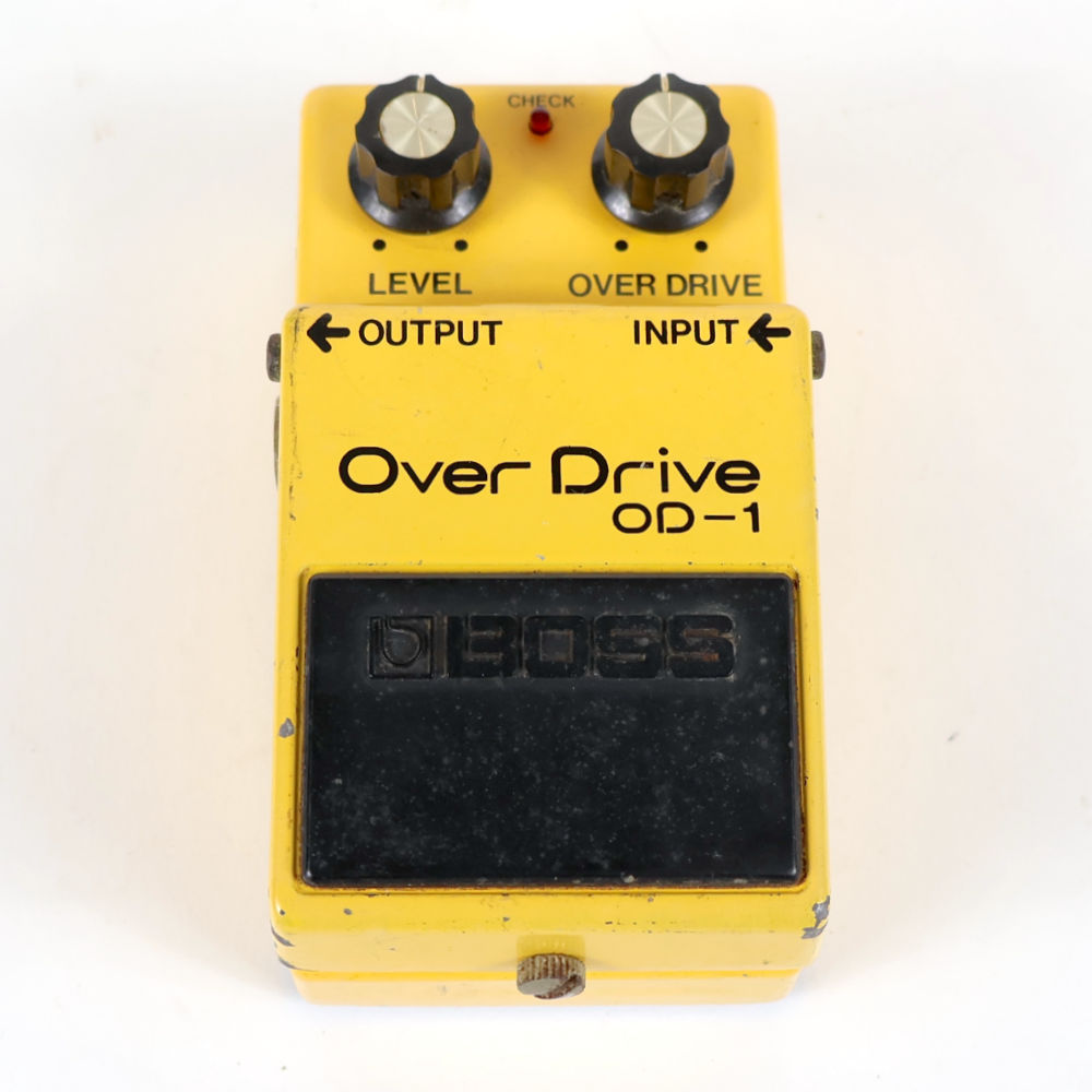boss t wah1 銀ネジ　ワンオーナー　値下げしました。 BOSS 【中古】BOSS OD-1 Over Drive Silver Screw 銀ネジ 1980年製
