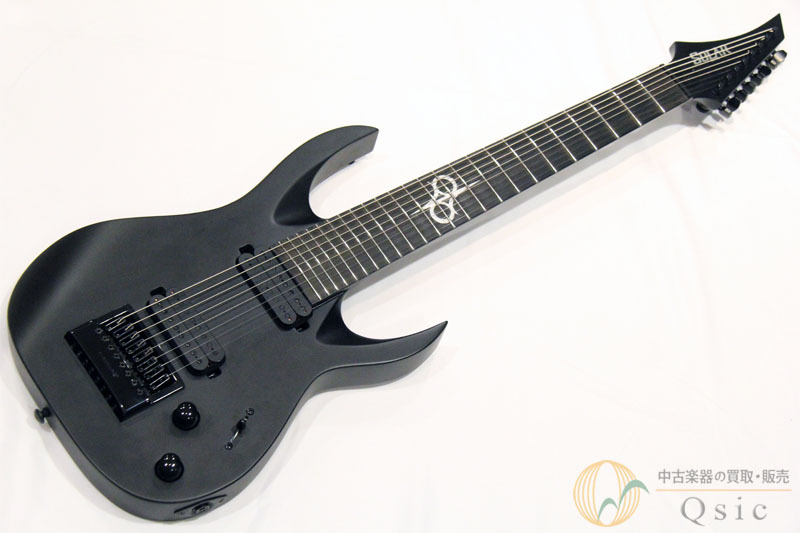 SOLAR GUITARS A1.8C 8弦　エレキギター　EverTune美品 A1.8C – CARBON BLACK MATTE