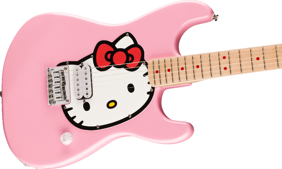 廃盤 限定 FenderbySquier HelloKitty アコギ ギター 廃盤 限定