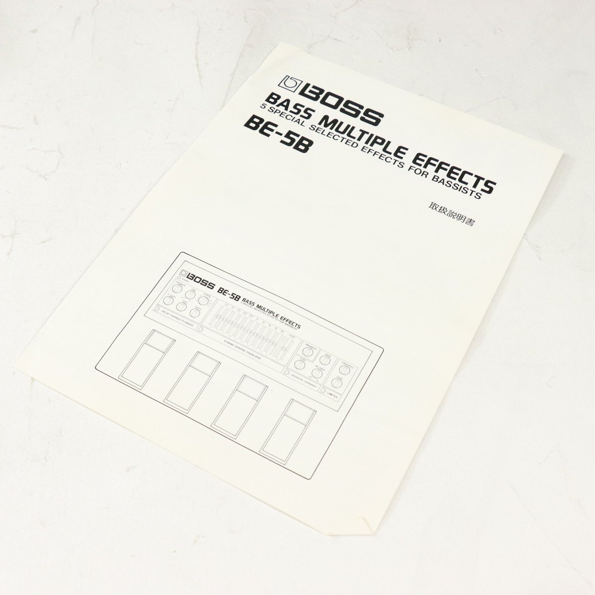 BOSS BE-5B BASS MULTIPLE EFFECTS 【梅田店】（中古）【楽器