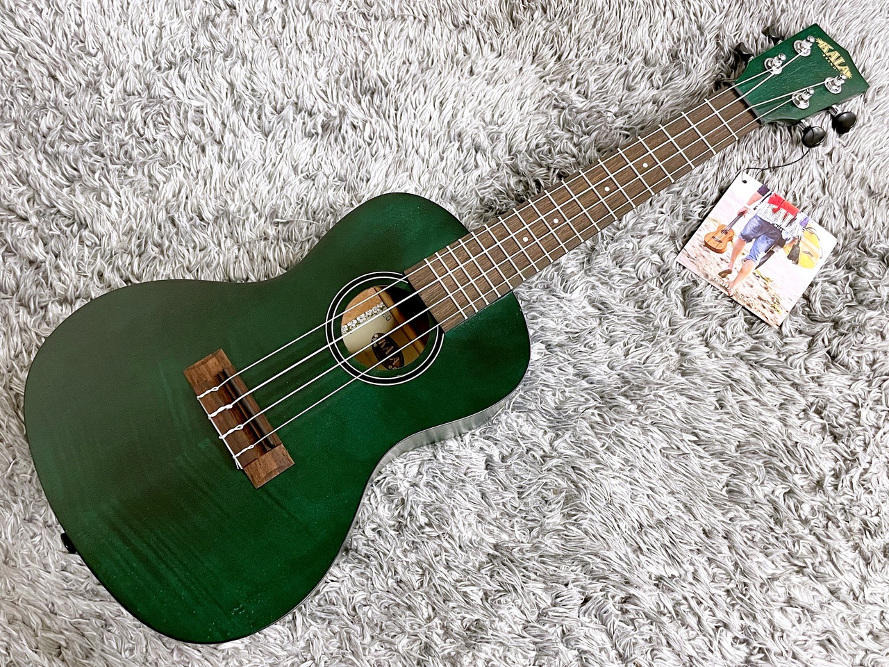 KALA KA-CEMG -GREEN EXOTIC MAHOGANY CONCERT- 【生産完了モデル